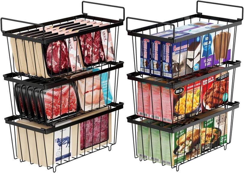 ISPECLE 6PK CHEST FREEZER BASKETS