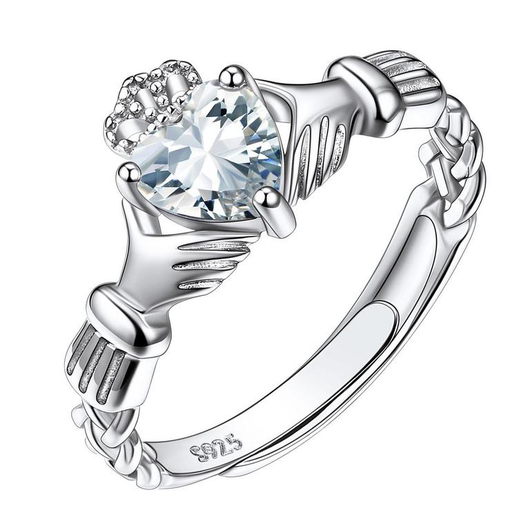 SUPLIGHT CLADDAGH RING ADJUSTABLE