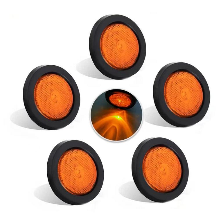 NOVALITE 2.5" AMBER LIGHTS 5PK