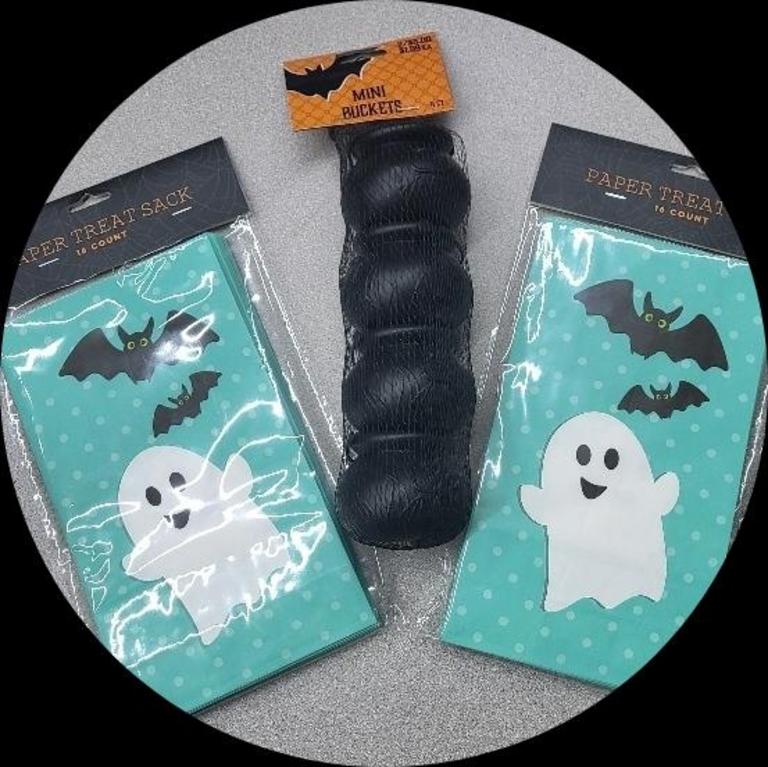32 GHOST TREAT BAG & CAULDRONS
