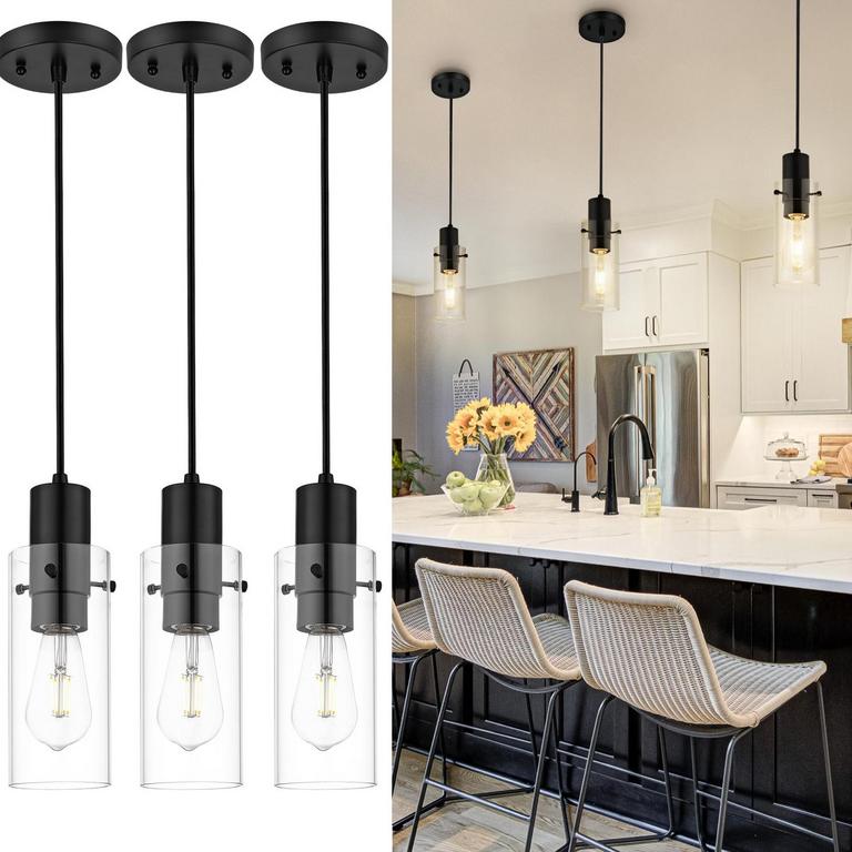 EMAK MODERN PENDANT LIGHTS 3PK
