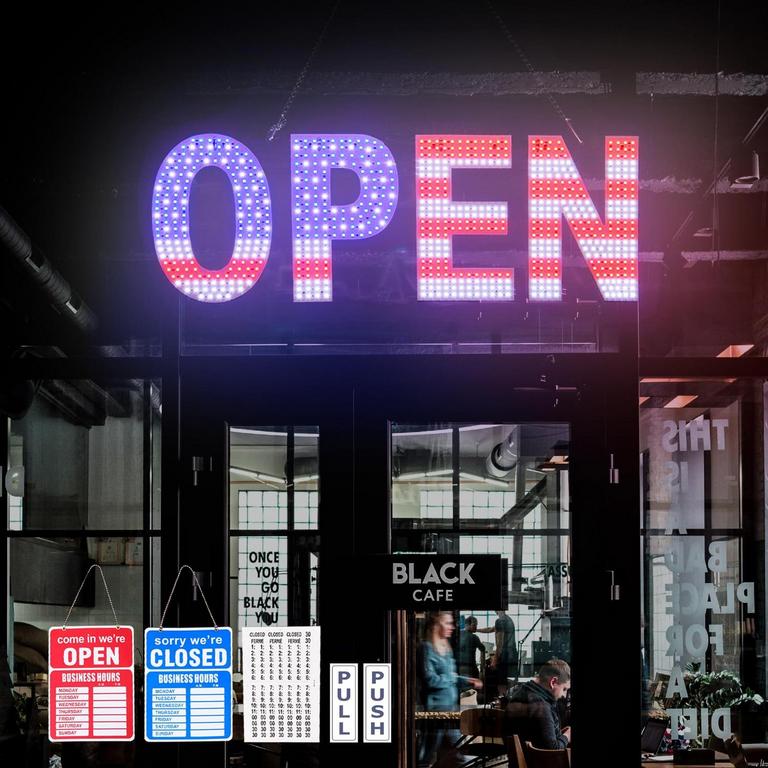 THIRDPOLITE LED OPEN SIGN 30X10IN