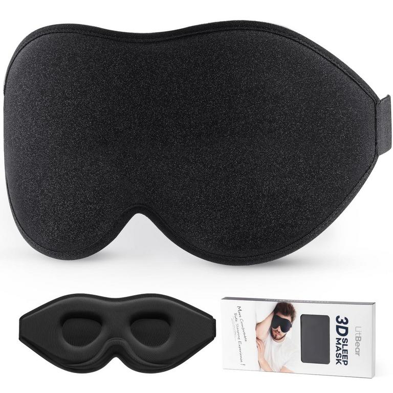 LITBEAR SLEEP MASK BLACK