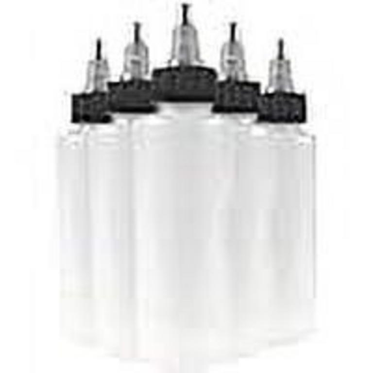 HOBBYLAND SQUEEZE BOTTLES 4 OZ 5PK