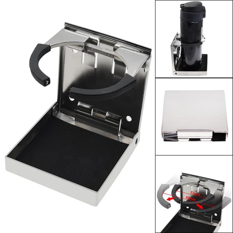 GELOO FOLDING CUP HOLDER STAINLESS