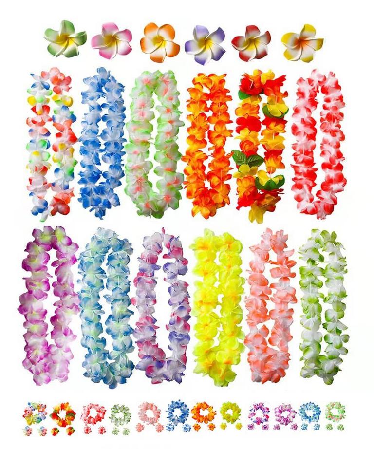 BESFONY 50 PCS HAWAIIAN LEIS