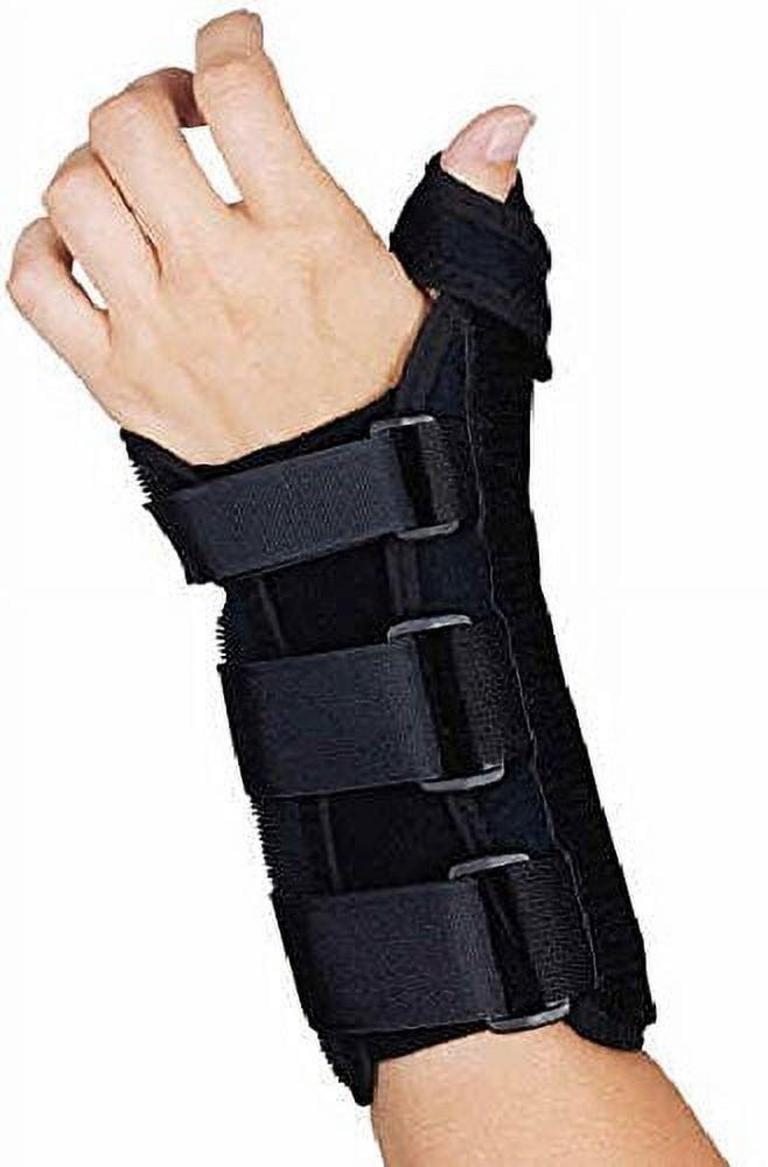 ALPHA MEDICAL WRIST BRACE LEFT MED 6.5-7.5 IN