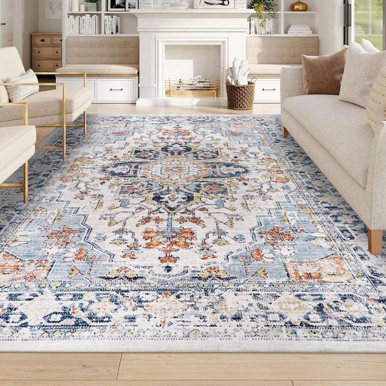 HOMCOMODA RUG OCEAN BLUE 5X8FT
