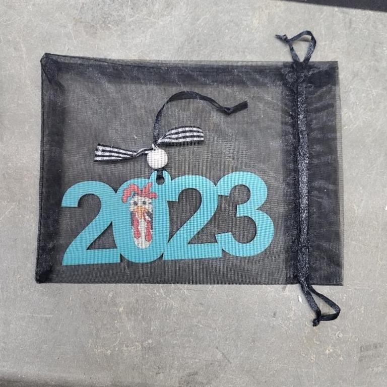 CHICKEN 2023 XMAS ORNAMENT