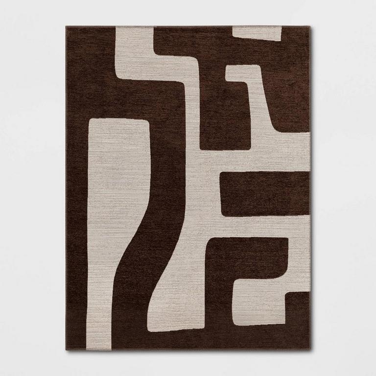THRESHOLD GEO AREA RUG 7FT 10IN X 10FT