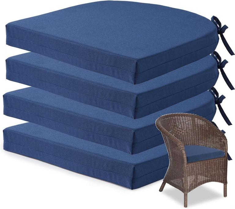 UNIKOME PATIO CUSHIONS 17IN X 16IN 4PK