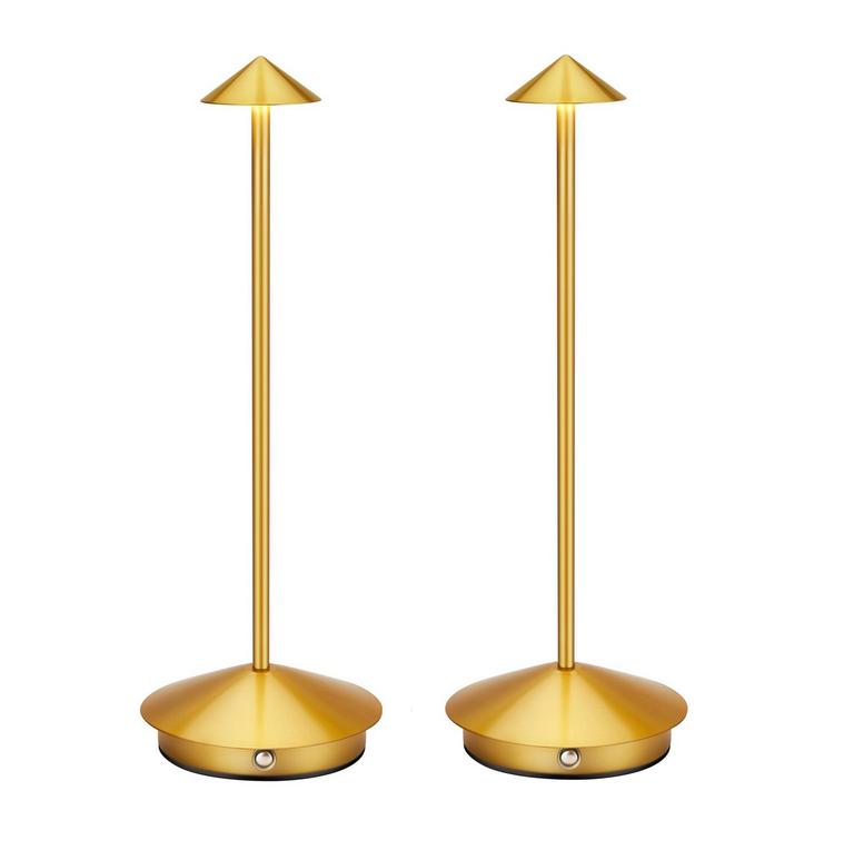 AMFORPM 11.8IN CORDLESS TABLE LAMPS 2PK