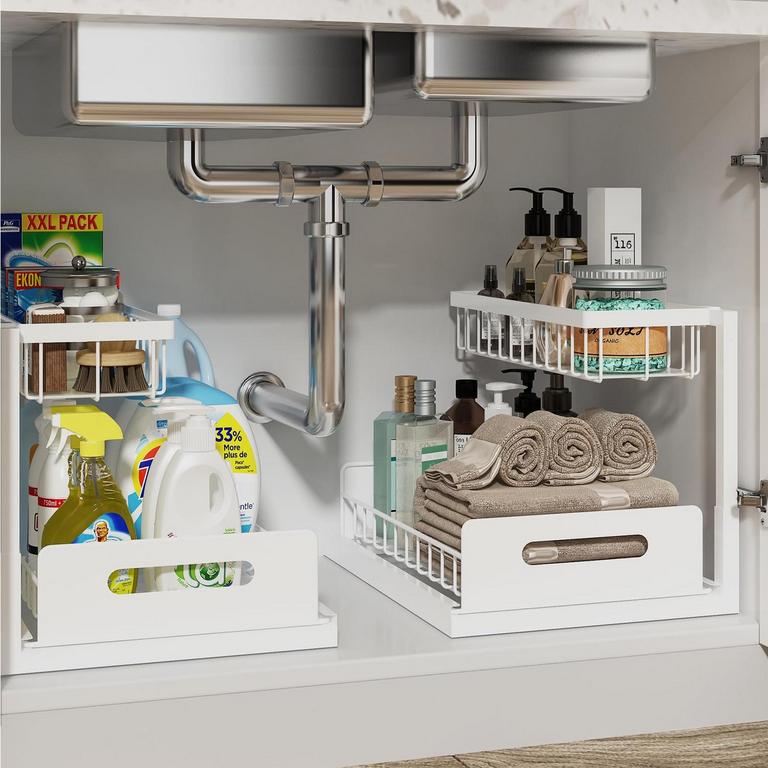 REALINN UNDER SINK ORGANIZER 2PK