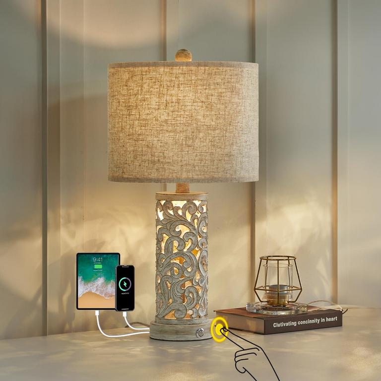OYEARS TABLE LAMP 22IN