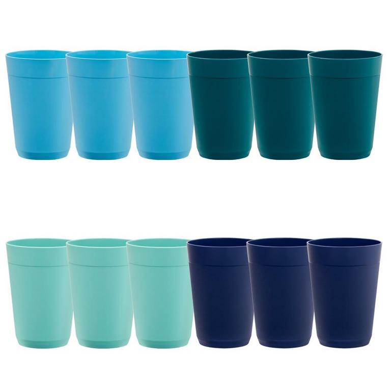 US ACRYLIC JUICE TUMBLERS 12PK