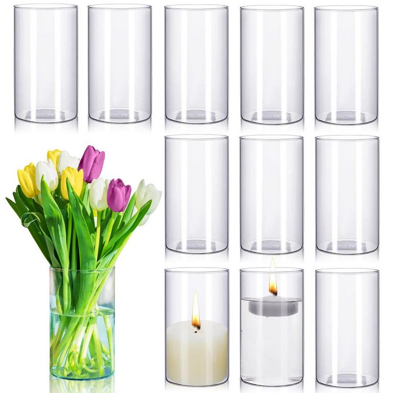 EAASTY 12PCS VASES 6IN TALL