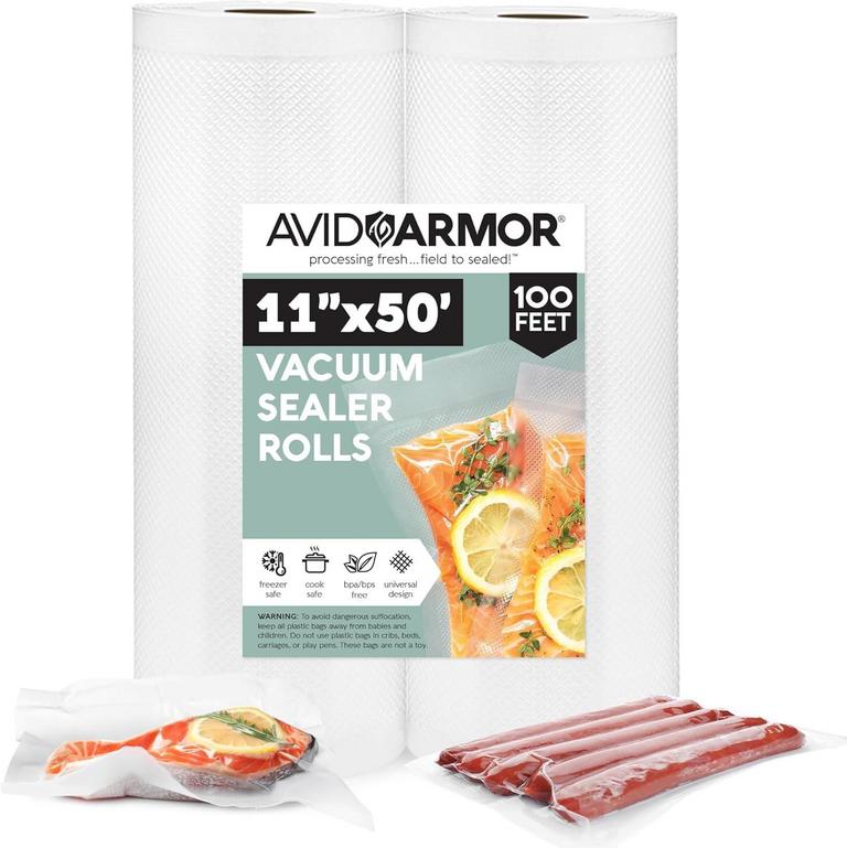AVID ARMOR 11IN X 50FT VACUUM SEALER ROLLS 2PK