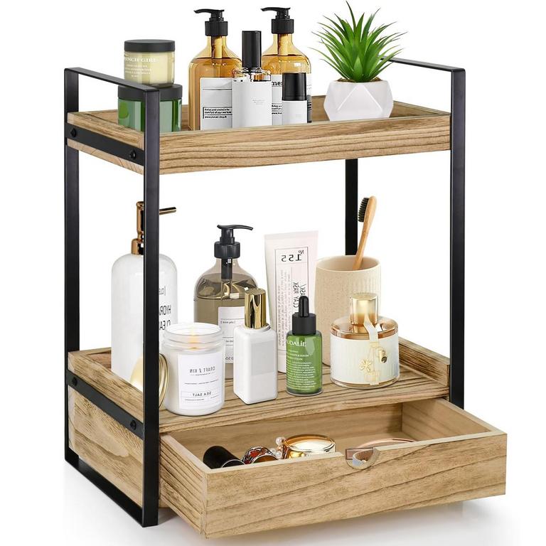 2-TIER BATHROOM ORGANIZER