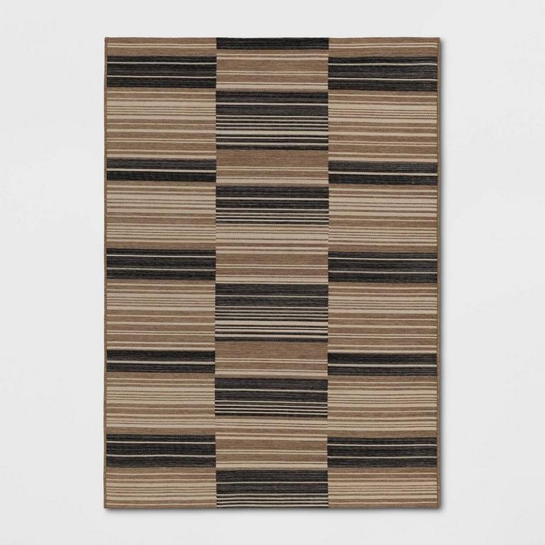 THRESHOLD OUTDOOR RUG 7FT X 5FT