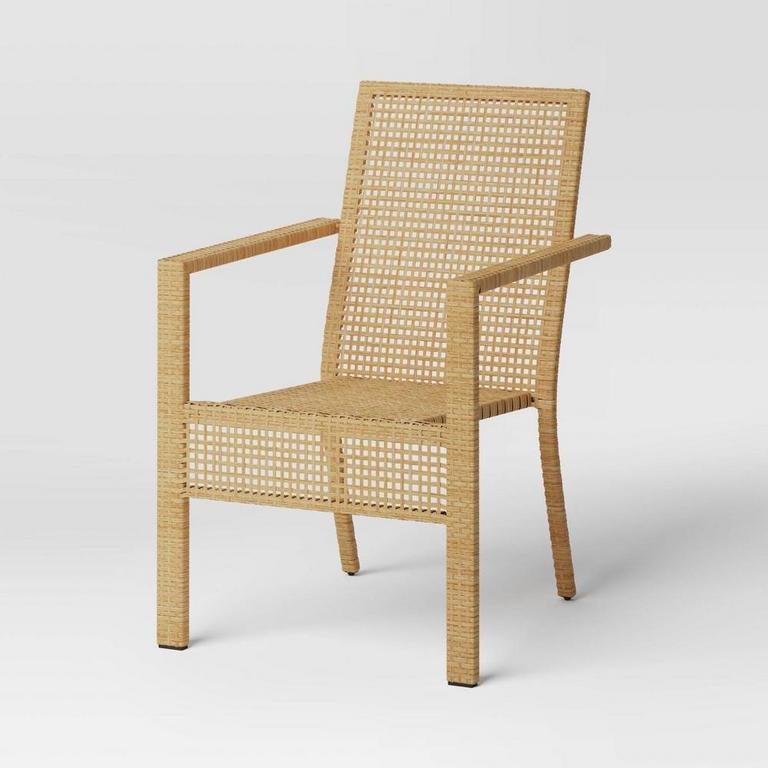 THRESHOLD BROWN PATIO CHAIR