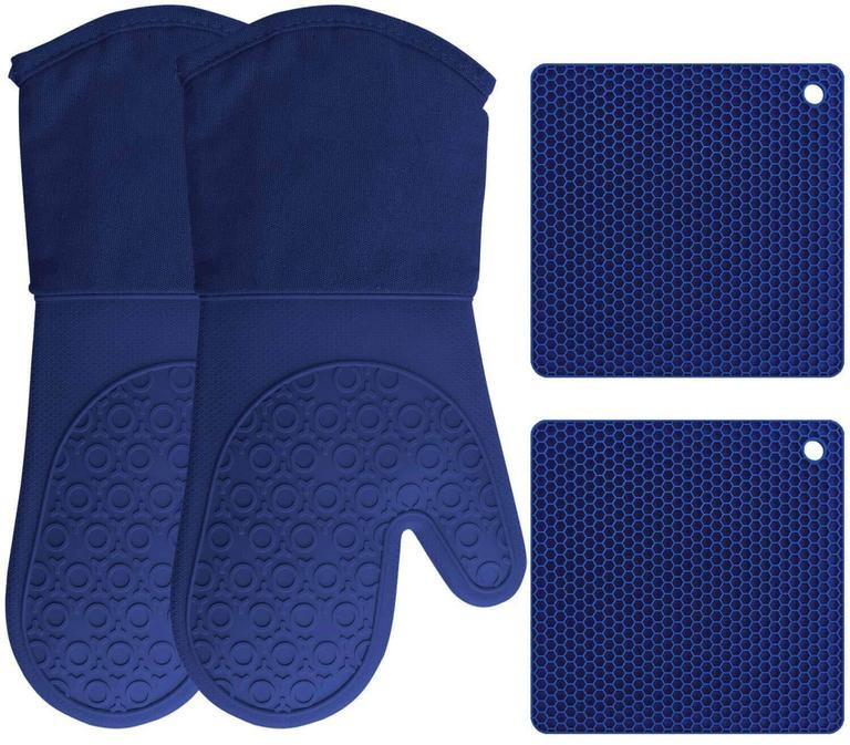 HOMWE HEAVY DUTY OVEN MITT SET