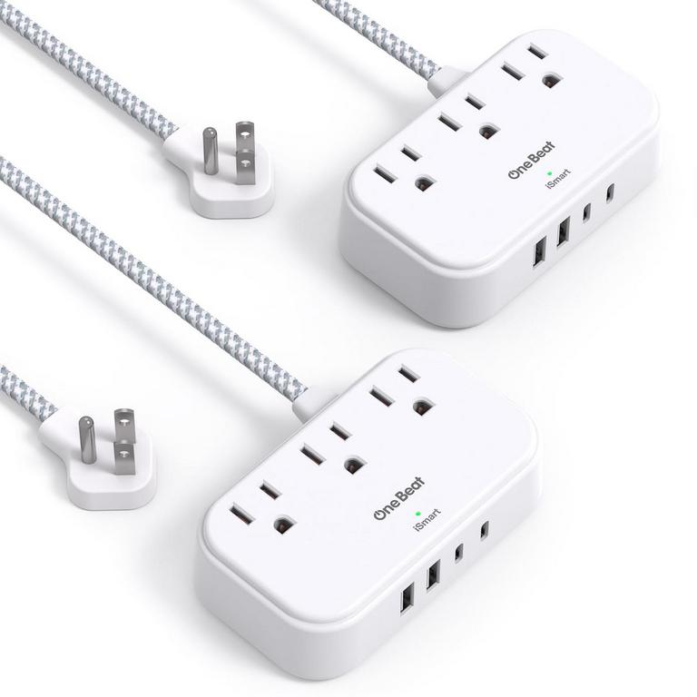ONE BEAT 5FT POWER STRIP 2PK