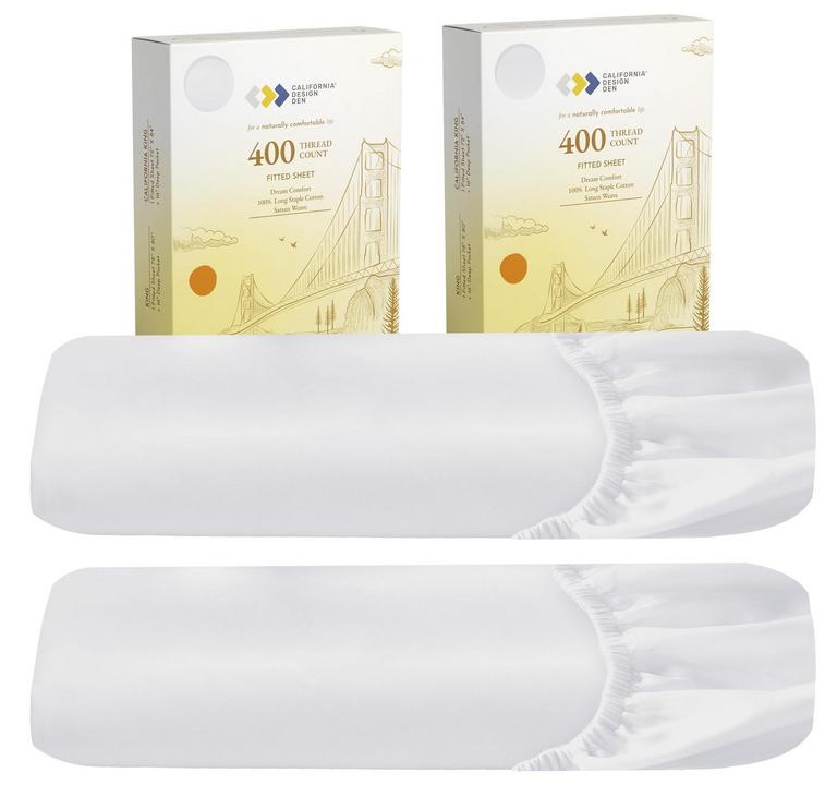 CALIFORNIA DESIGN DEN QUEEN SHEETS 2PK