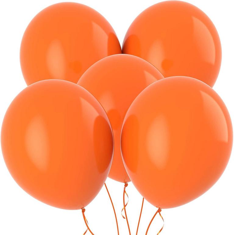 PREXTEX 18IN ORANGE BALLOONS 30PK