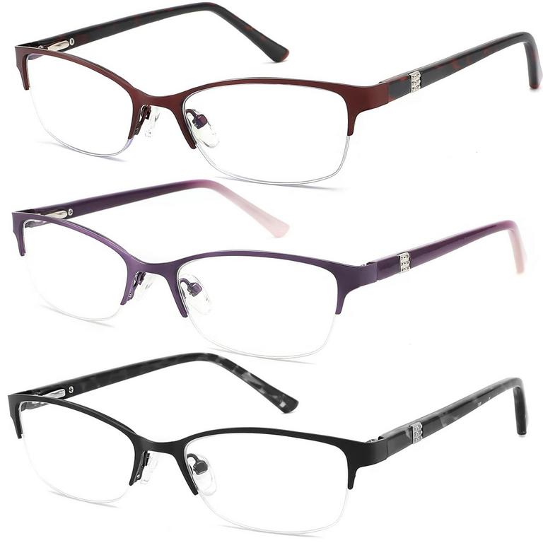 METAL HALF FRAME READERS