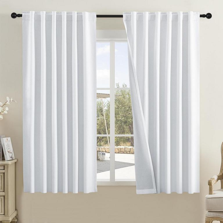 2PK DUALIFE 50X72IN BLACKOUT CURTAINS