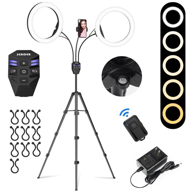 SEBIDER DUAL 10 IN RING LIGHT
