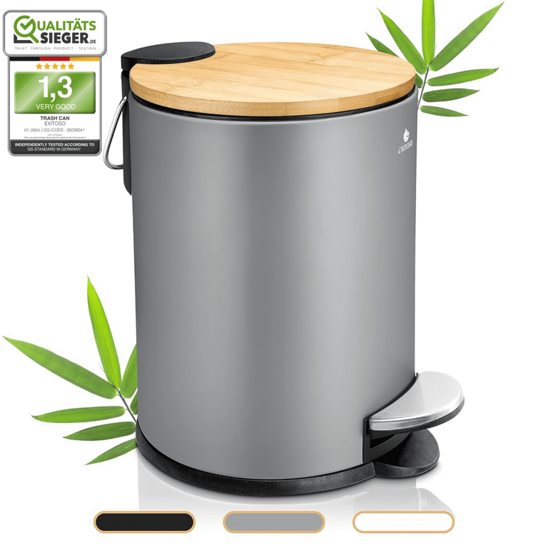 EXITOSO BATHROOM TRASH CAN 0.8GAL 