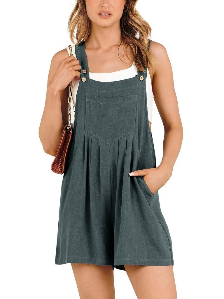 L ANRABESS LINEN ROMPER