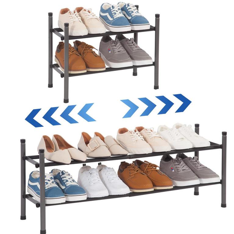 2-TIER EXPANDABLE SHOE RACK