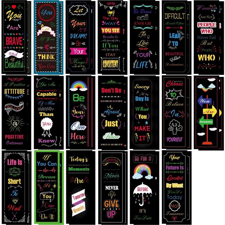 100PK INSPIRATIONAL BOOKMARKS