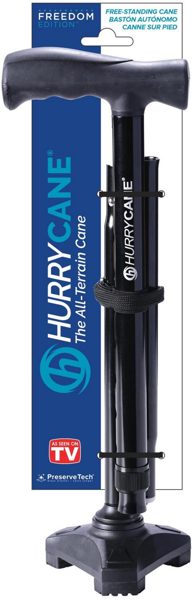 HURRYCANE FOLDING CANE BLACK
