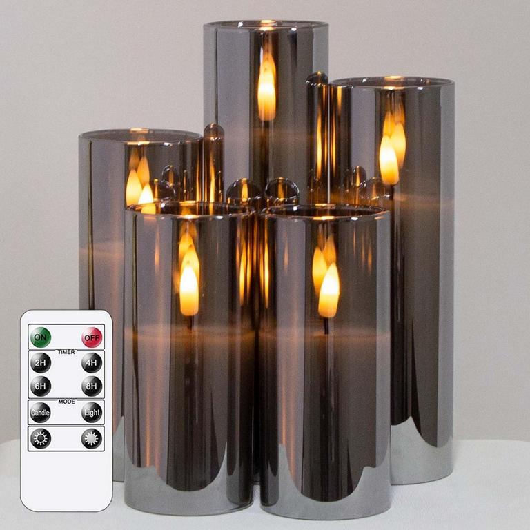 MAVANDES LED FLICKERING CANDLES 5PK