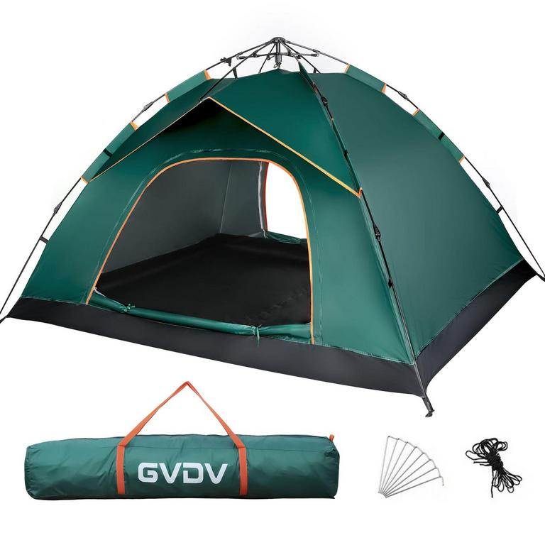 GVDV 4P CAMPING TENT GREEN