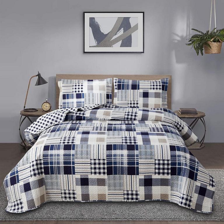 JESSY HOME QUEEN/FULL QUILT SET