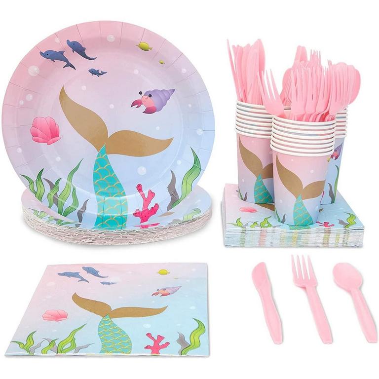 JUVALE MERMAID PARTY SUPPLY KIT