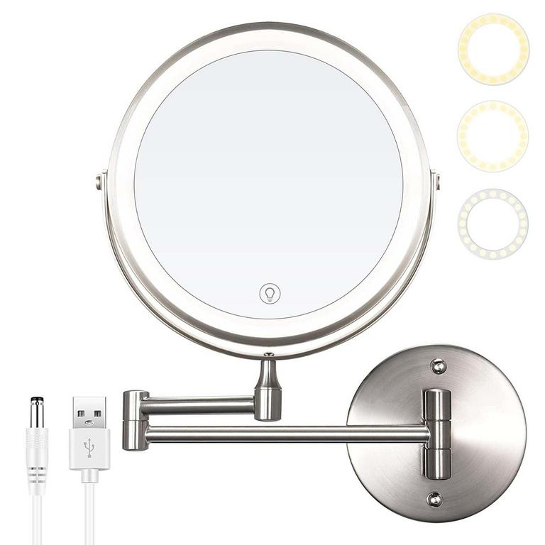 YUOY 8IN LIGHTED MIRROR