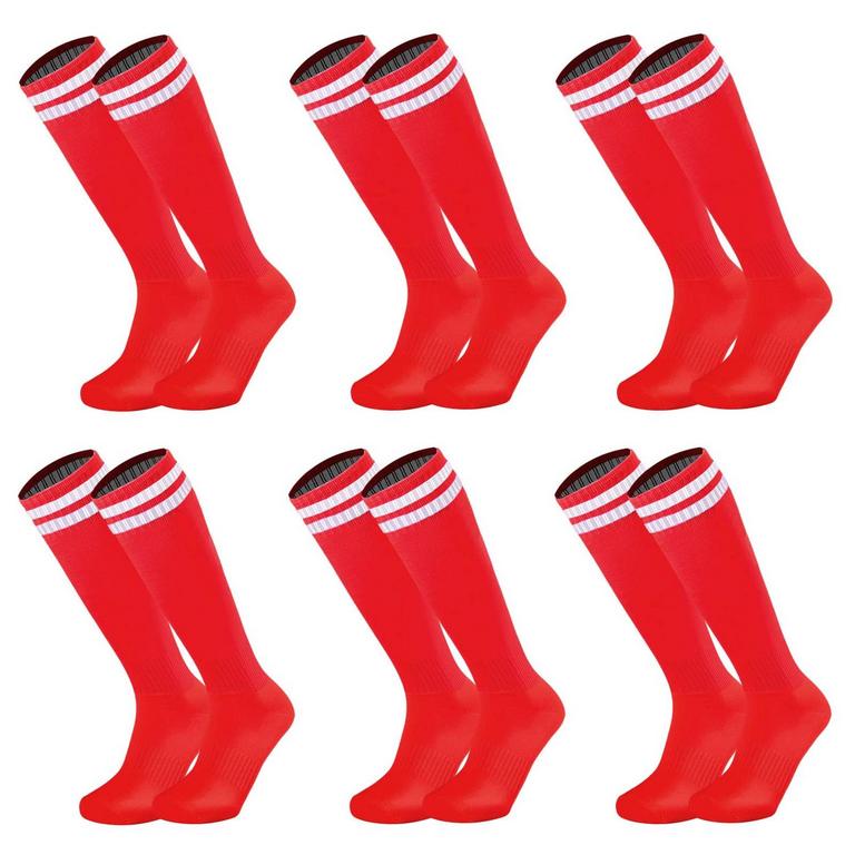 6 PAIRS ULTRAFUN KNEE HIGH SOCKS KIDS UNISEX SZ M-L