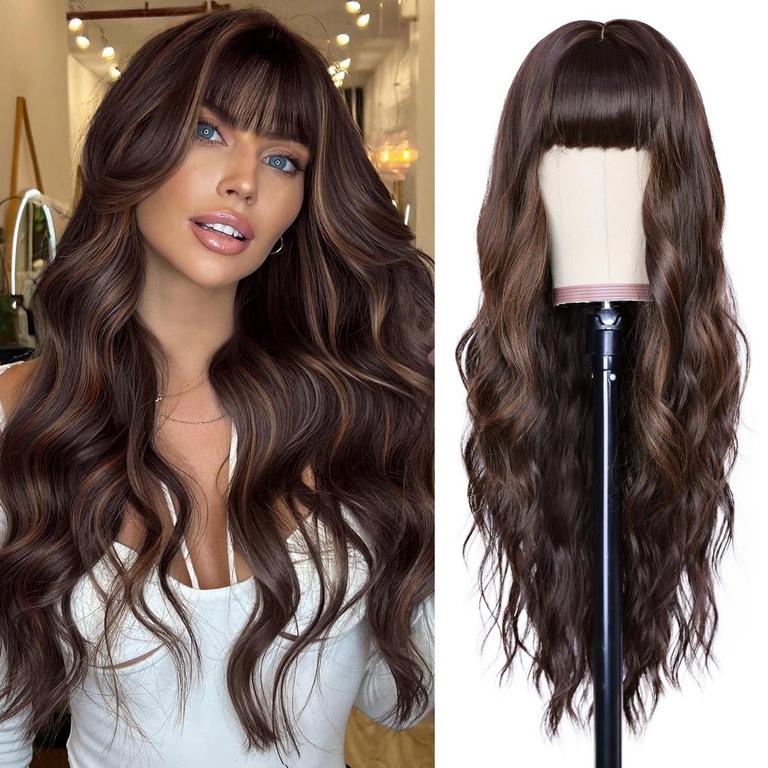 NAYOO 26IN BROWN WIG