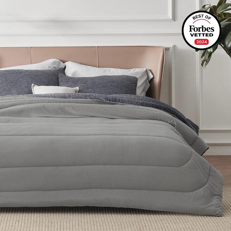 BEDSURE REVERSIBLE COMFORTER SET TWIN