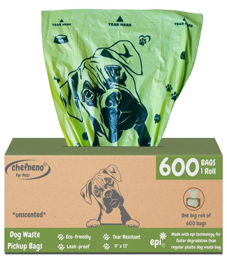 CHEFNENO DOG WASTE BAGS 600CT