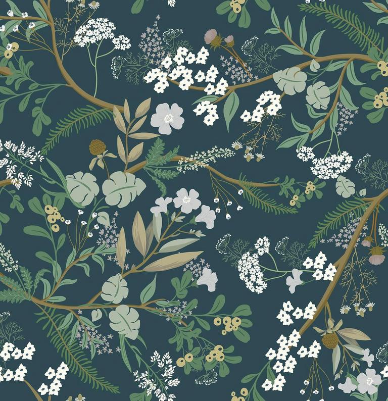 GUVANA FLORAL WALLPAPER 197IN X 16.2IN