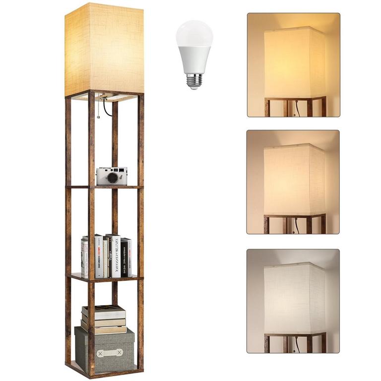 AVV FLOOR LAMP WITH SHELVES 63IN