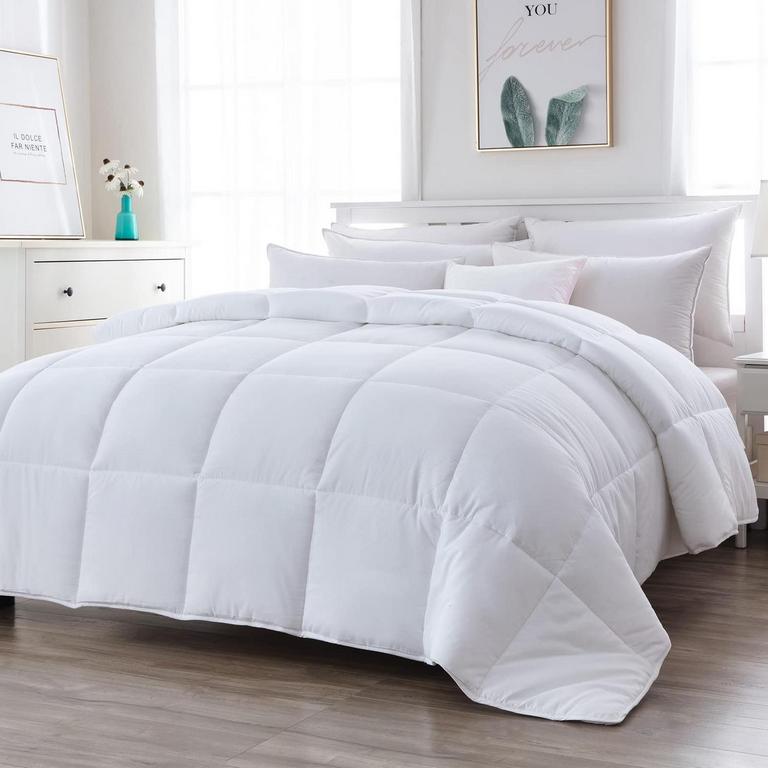 DWR KING COMFORTER WHITE