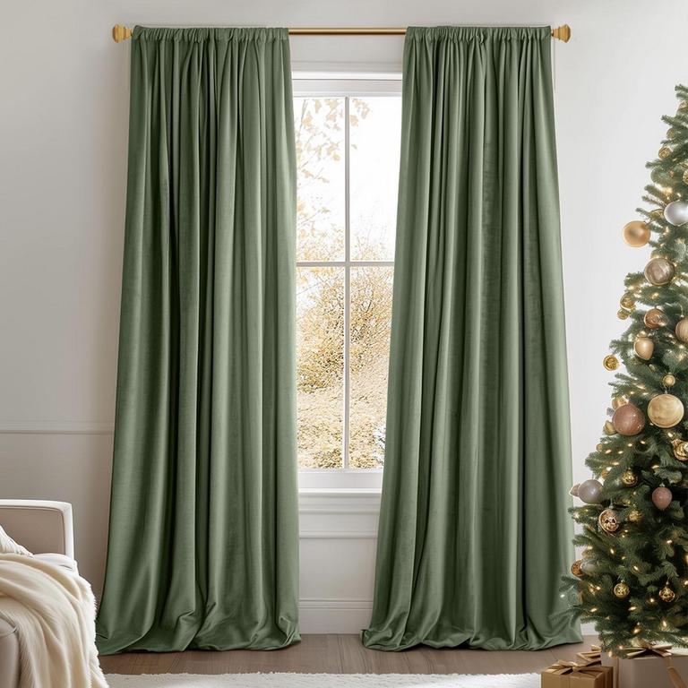 LAZZZY BLACKOUT CURTAINS 2PK 52"X84"