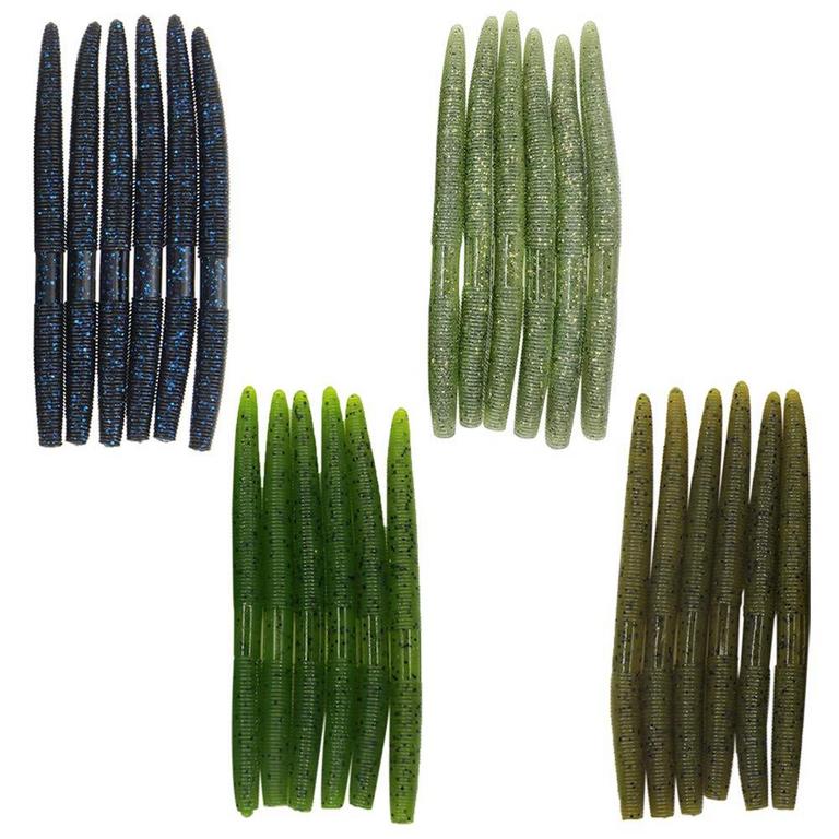 NAWAISH SOFT PLASTIC LURES 24PCS